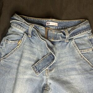 So Good For Life size 7 wide eg cargo style denim jeans